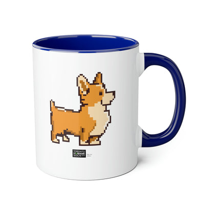 Accent Mug - Pixelated Dog