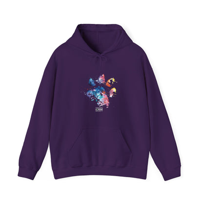 Unisex Hooded Sweatshirt - Paw Print