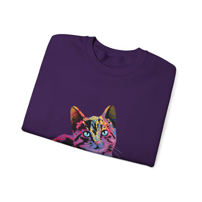 Unisex Sweatshirt - Cat Abstract