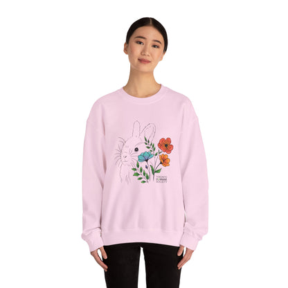 Sweatshirt - Floral Rabbit