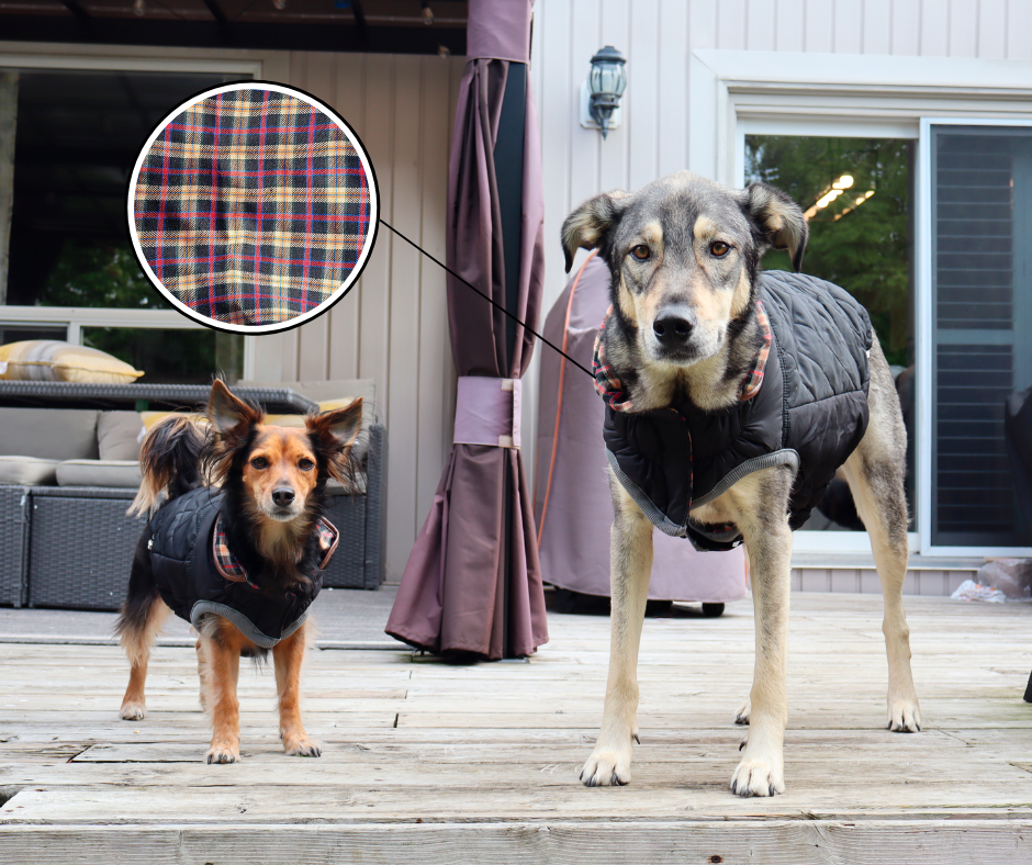 Go Fresh Pet Jackets - Plaid lined