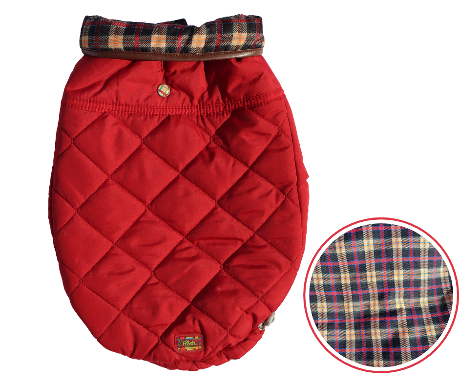 Go Fresh Pet Jackets - Plaid lined