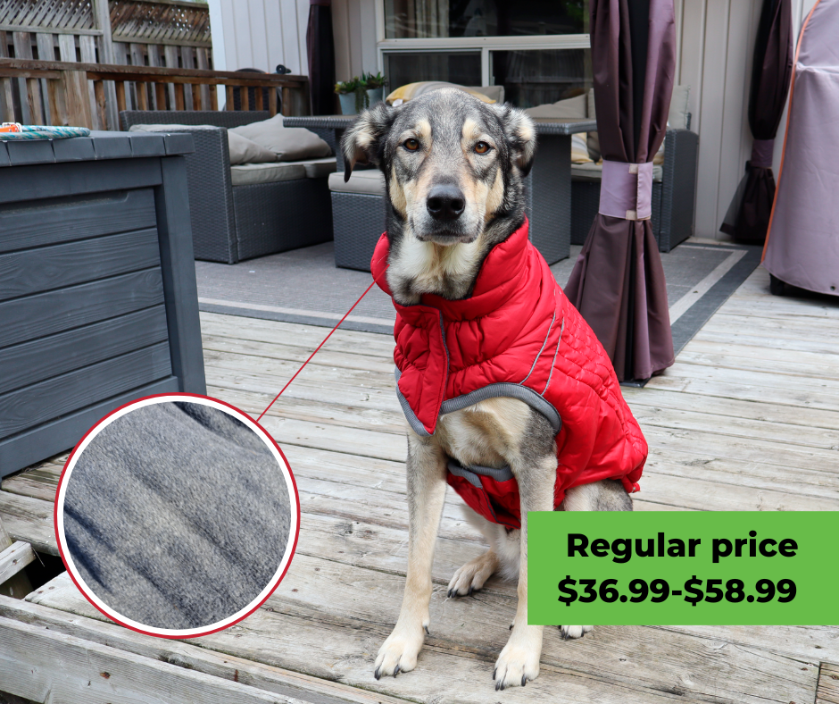 Go Fresh Pet - Dog Coat Fleece Lined