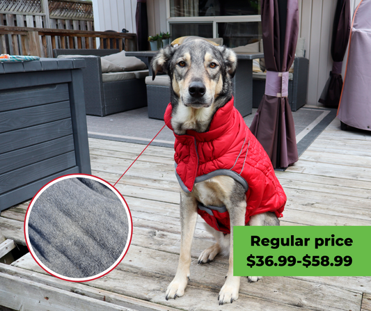 Go Fresh Pet - Dog Coat Fleece Lined