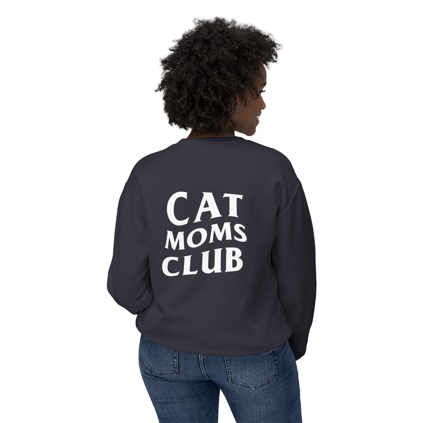 Cat Moms Club, Back Design - Sweatshirt
