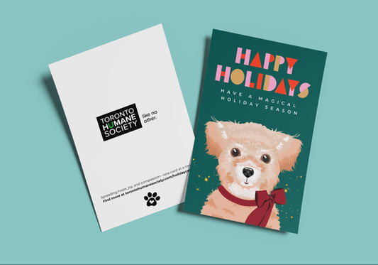 Holiday Card – Ducky the Puppy